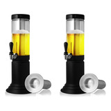 2 Torre Chopp 1 5l 1 Refil Congelante Chopeira Cervejeira