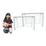 2 Traves De Gol 120 Cm X 80 Cm C Rede Soldada Tdaço