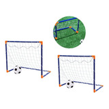 2 Traves Mini Golzinho Jogo De Futebol E 2 Bolas Infantil