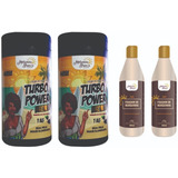 2 Turbo Power Bronze Plus 2 Fixador De Marquinha Melanina