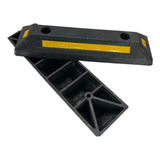 2 Un Bate Rodas Limitador De Vagas Borracha Garagem 55cm