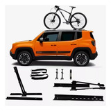 2 Un Calhas Transporte De Bike Rack Transbike Teto De Carro
