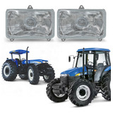2 Un Farol Dianteiro New Holland Tl60 Tl65 Tl70 Tl75 Tl8