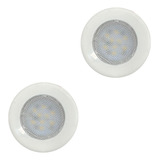 2 Un Luz De Cabine E Cortesia Náutica Branco Quente Lancha