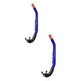 2 Un Respirador Snorkel De Mergulho Cressi Island Cor Azul