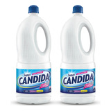 2 Unid Água Sanitária Super Cândida 2 Litros Limpeza