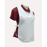 2 Unid Avental Bata Uniforme Amarra Na Lateral Sem Bolso