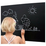 2 Unidades Adesivo Infantil Lousa Quadro Negro 3m X 1m Giz