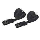 2 Unidades Conjunto De Tiras De Amarração Prancha De Snowboard Prancha De Surf Caiaque Rack De Teto Amarração Externa Fita De Poliéster Trava De Câmera Galvanizada