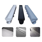 2 Unidades De Ralos Linear Seca Box 6x50 Oculto Invisível