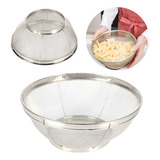 2 Unidades Escorredor De Macarrão Inox 25 Cm Multiuso Inox