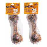 2 Unidades Osso Bovino Defumado Cachorro Cães Beefbone
