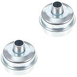 2 Unidades Silenciador Silenciador De Escape Gerador De Bicicleta Silenciador De Motor De Equipamento De Jardim 212 Motor Predador Pequena Ferro Galvanizado Componente