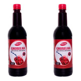 2 Unidades Xarope Groselha G nutre 900ml Cada