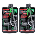 2 Vacina Pneu Anti furo Motocicletas Com Sem Camara Selante