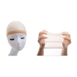 2 Wig Cap Bege Touca Fina Para Colocar Por Baixo Da Peruca