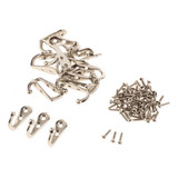 2 X 20pcs Europeu De Parede Robe Toalha De Instalação