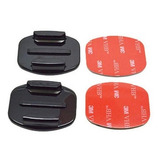 2 X Base Suporte Plana Adesivo 3m Gopro