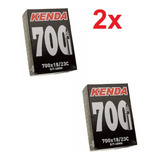 2 X Camara De Ar Kenda Speed Ciclismo 700x18 23c 48mm Road Tipo Da Válvula Presta