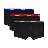 2 X IST Cueca Masculina Micro Speed Dri No Show Pacote Com 3 Lapis Scotts Red Sharkskin Large