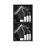2 X Nicho Em Porcelanato P-Banheiro 60x30x10 Cm -Preto 60-