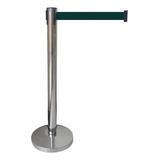 2 X Pedestal Organizador Separador Fila Cromado Fita Verde