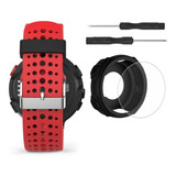 2 X Pulseira Para Garmin 235 1 Capa Case 1 Pelicula Vidro