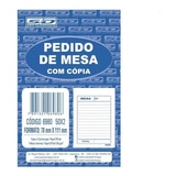 20 Blocos Pedido De Mesa Com Cópia 50x2 Folhas São Domingos
