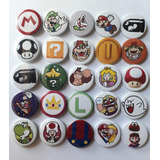 20 Bottons Super Mario Bros