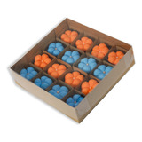 20 Caixa Kraft P/16 Doce/brigadeiro Gourmet/presente 15x15x4
