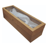 20 Caixas De Vinho-papel Kraft -35x11x9,5 + Seda Branco