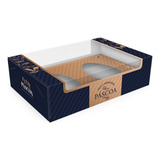 20 Caixas Ovo De Colher Páscoa Berço Duplo 100/150g C/ Visor