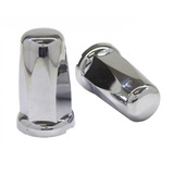 20 Capa De Porca Belga Cromada Roda Caminhão 22mm