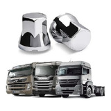 20 Capa Porca Parafuso Cromada Roda Caminhão 30 33mm