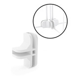 20 Conectivo Estante Balcão Modulado N4 Conector T Branco