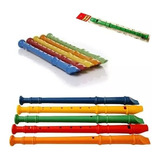20 Flauta Doce Brinquedo Musica Plástica
