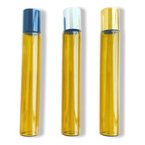 20 Frascos Roll On Âmbar De Vidro Anti Uv 10ml Aromaterapia