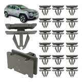 20 Grampo Presilha Spoiler Lateral Para Jeep Compass