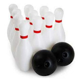 20 Jogo Mini Boliche Plástico Bowling Game Divertido Branco