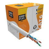 20 Metros Cabo De Rede Branco Cat6 Furukawa Crimpado Rj45 