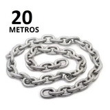 20 Metros De Corrente Galvanizada 7mm