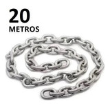 20 Metros De Corrente Galvanizada 7mm