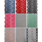 20 Metros De Renda Com Lycra Para Lingerie. Largua +- 17cm