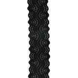 20 Metros De Renda Estreita C/ Lycra De 6.5 Cm Poliamida