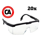 20 Óculos De Proteção Uv Segurança