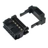 20 Peças * Conector Latch Idc 10 Vias Para Flat Cable