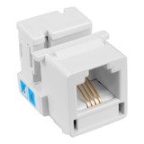 20 Peças Conector Fêmea Rj11 Keystone