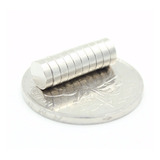 20 Peças Imã De Neodímio Super Forte Pastilha 7mm X 2mm N52