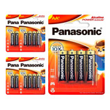 20 Pilhas Alcalinas Aa Panasonic (5