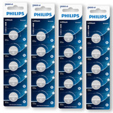 20 Pilhas Philips Cr2025 3v Bateria